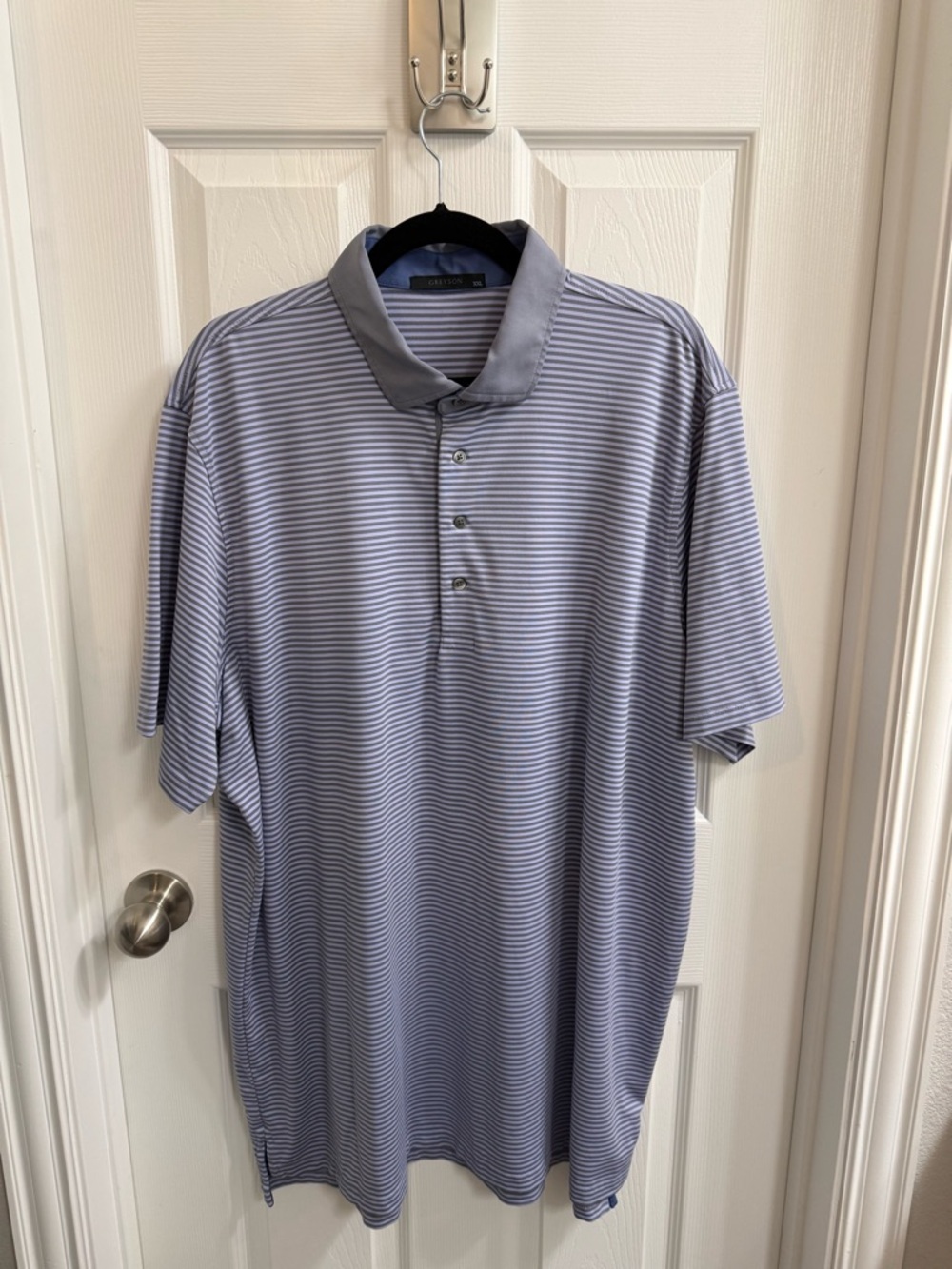 Greyson Clothiers Lavender/Grey Performance Polo